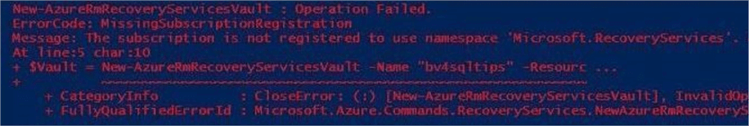 error code