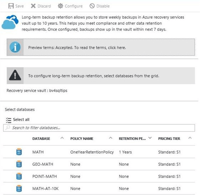 backup retention