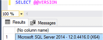 SQL Server 2014