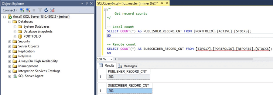 object explorer