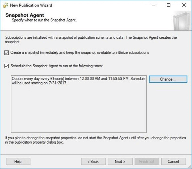 snapshot agent