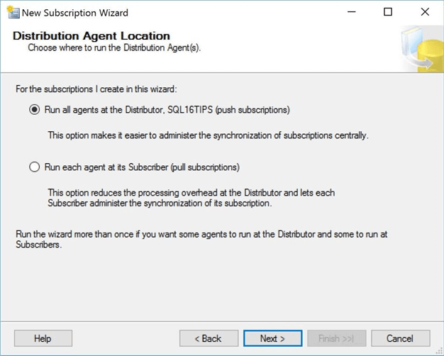 distirbution agent location