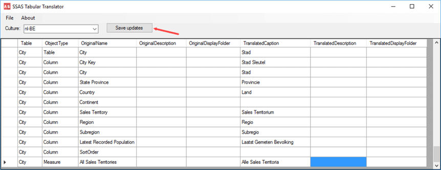 create translations in editor