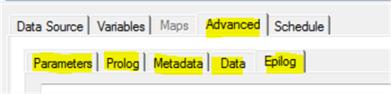 TM1 Advance Tabs