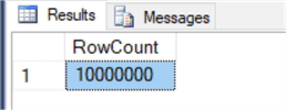 row count