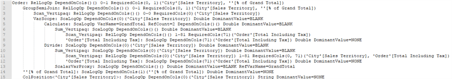 logical query plan formatted