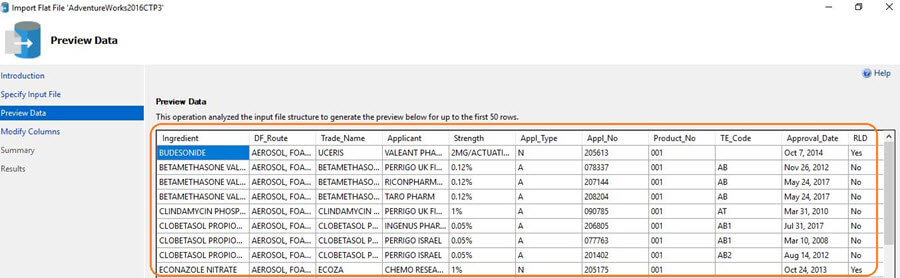 Import Flat File Wizard Accurately Parses the Data