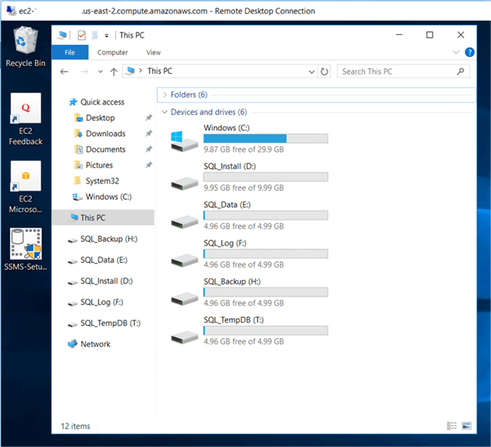 aws disks