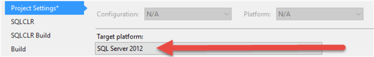project settings