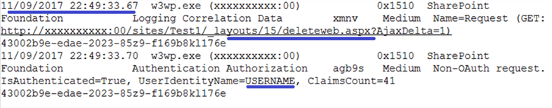 ULS Logs