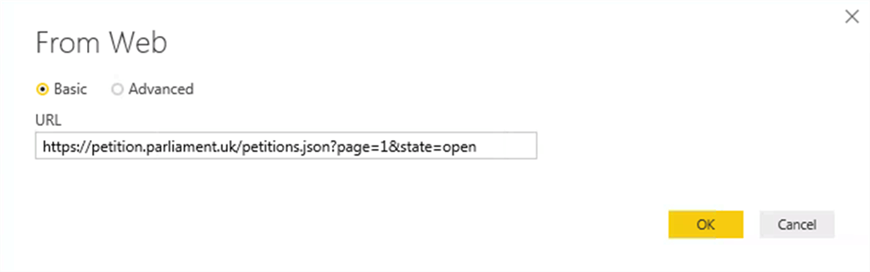 Type web URL - Description: Type web URL