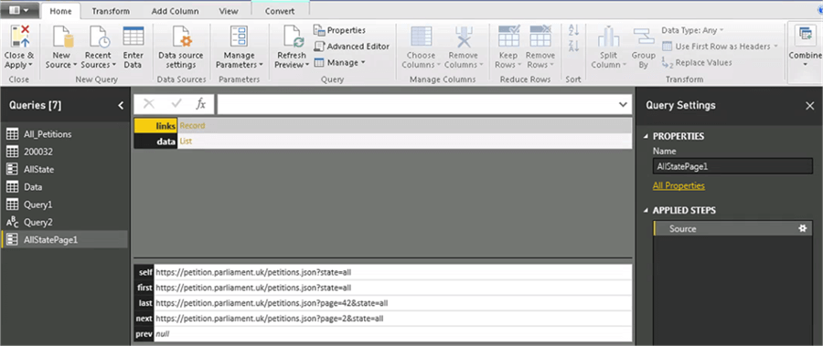 Preview Links navigation - Description: Preview Links navigation