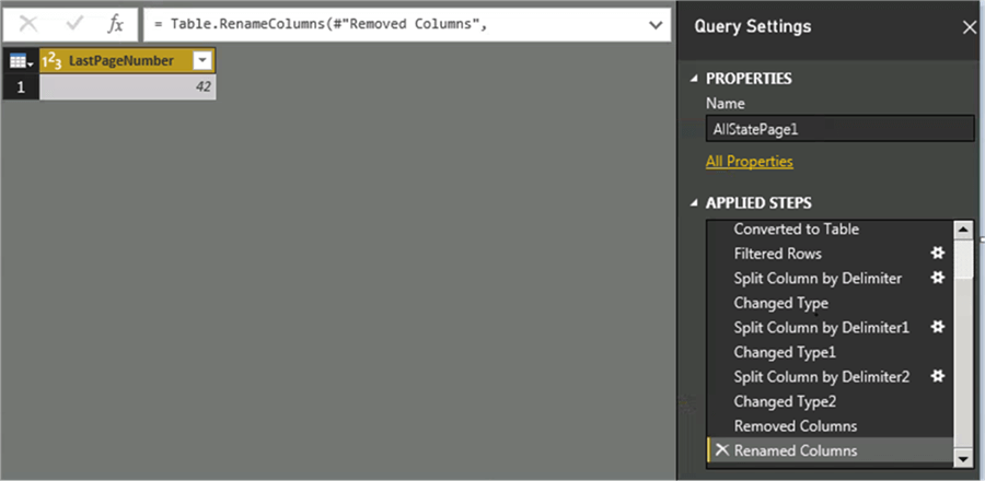 Column renamed - Description: Column renamed