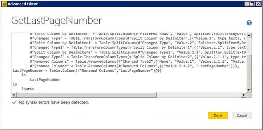 open advanced query editor - Description: open advanced query editor
