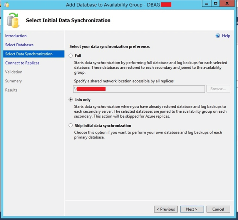 Database Synchronization - Description: Database Synchronization