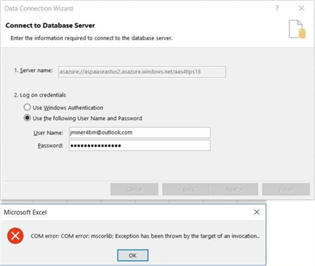 Drivers do not work with Office - Description: There is an issue with the MS OLAP drivers and MS Office.