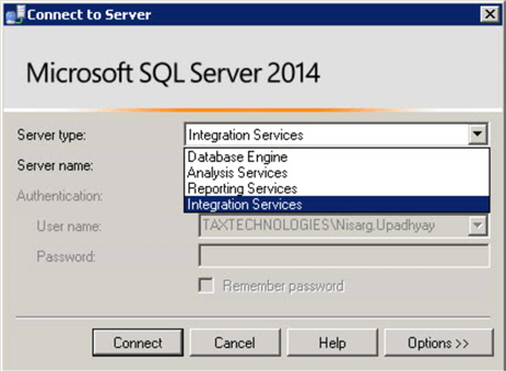 connect to integration services