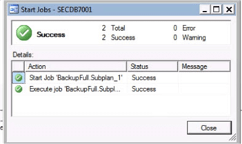 run sql agent job