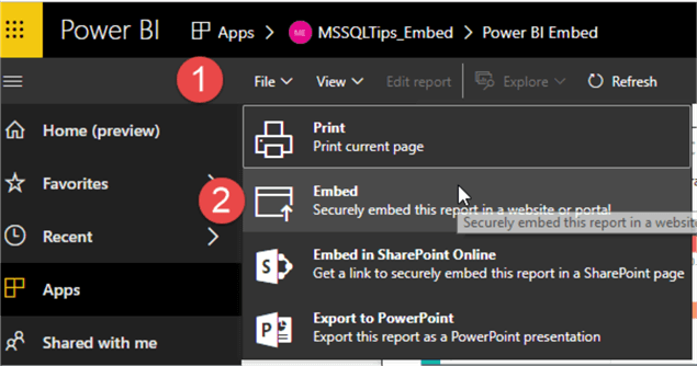 Secure Embed Internally