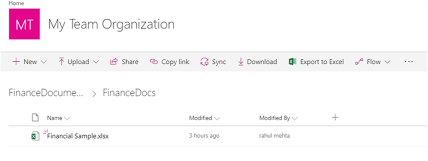Sample date file in SharePoint Online