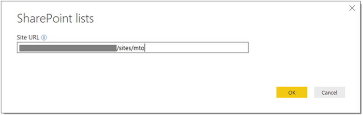 Enter site url