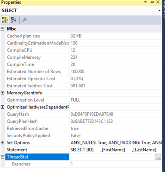Estimated Plan for SQL Server MAXDOP
