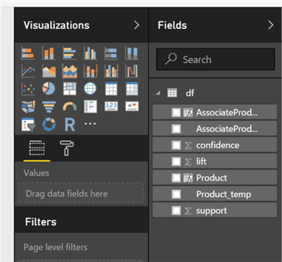 PowerBI - Description: Fields in PowerBI