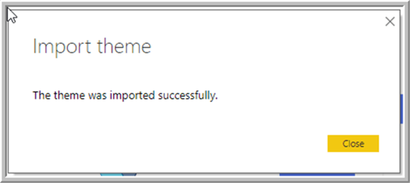 import theme success - Description: import them success