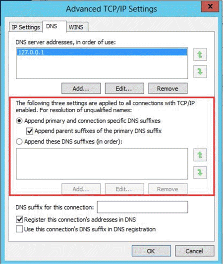 advanced settings