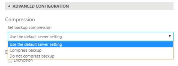 advanced configuration