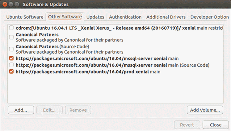 Screen Capture 3 - Description: You can even check for updates on Microsoft repositories.