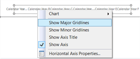 show horizontal grid lines