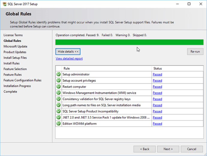 Screen Capture 7 - Description: Rule checking.