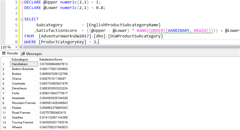 correct random number generation
