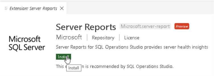 server reports