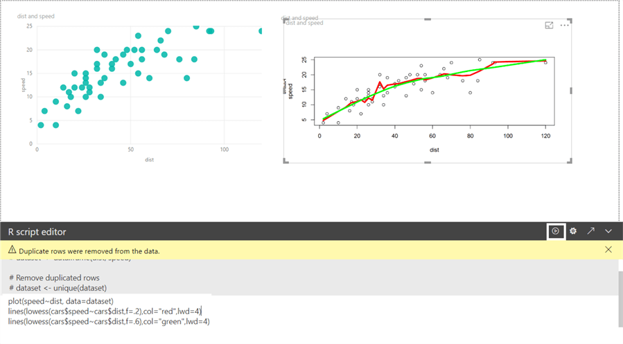 power bi scatterplot