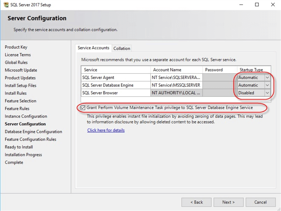 sql server installation center