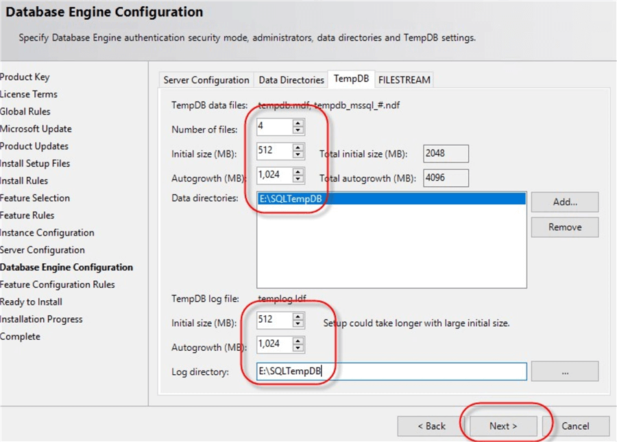 sql server installation center