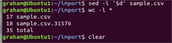 sed linux command