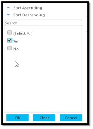 Image 26: Filter condition in job