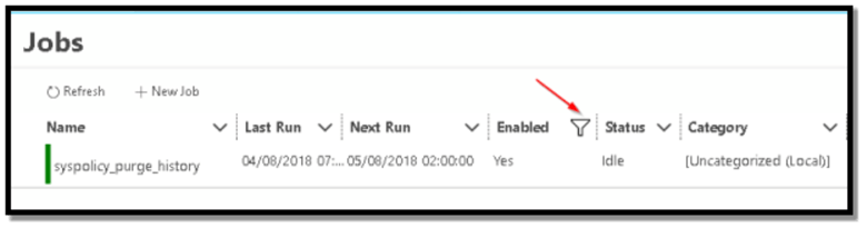 Image 27: Filter icon in jobs