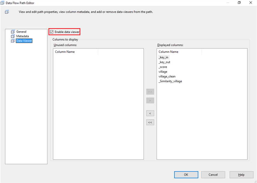 data flow path editor