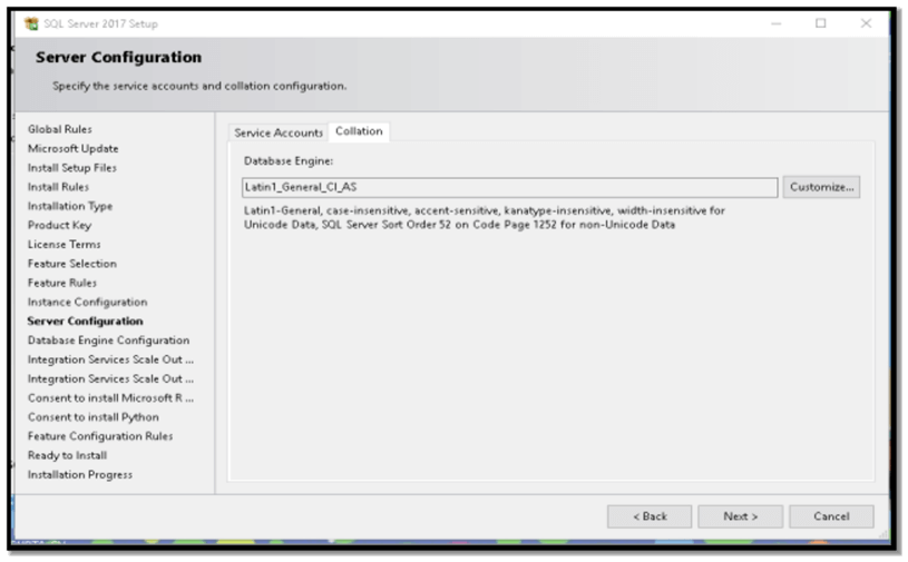 sql developer edition install server configuration