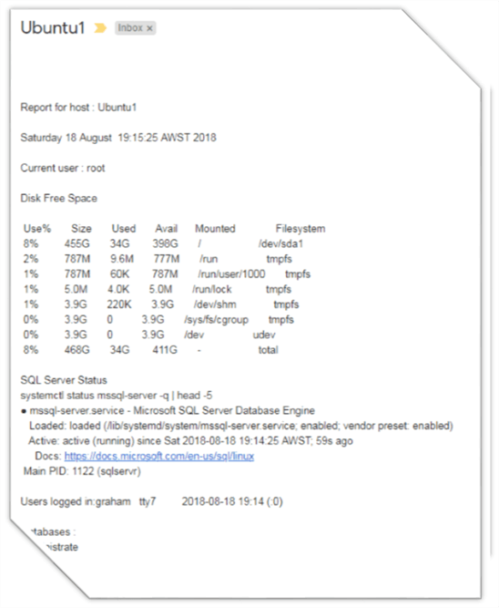 sample email