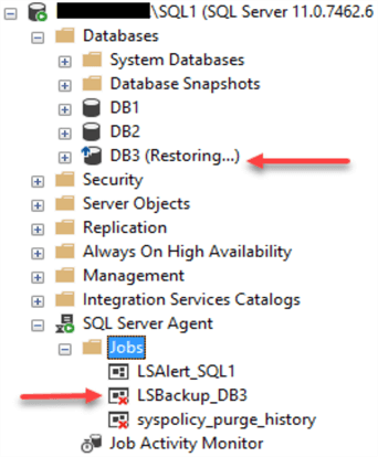 databases on server