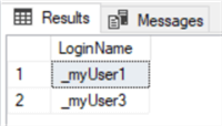 query result set