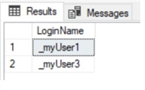 query result set