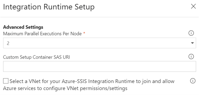Configure an Azure SSIS Integration Runtime