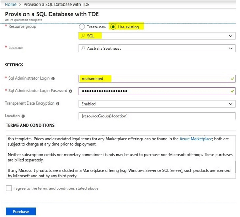 template parameters and settings