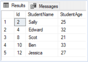 result set